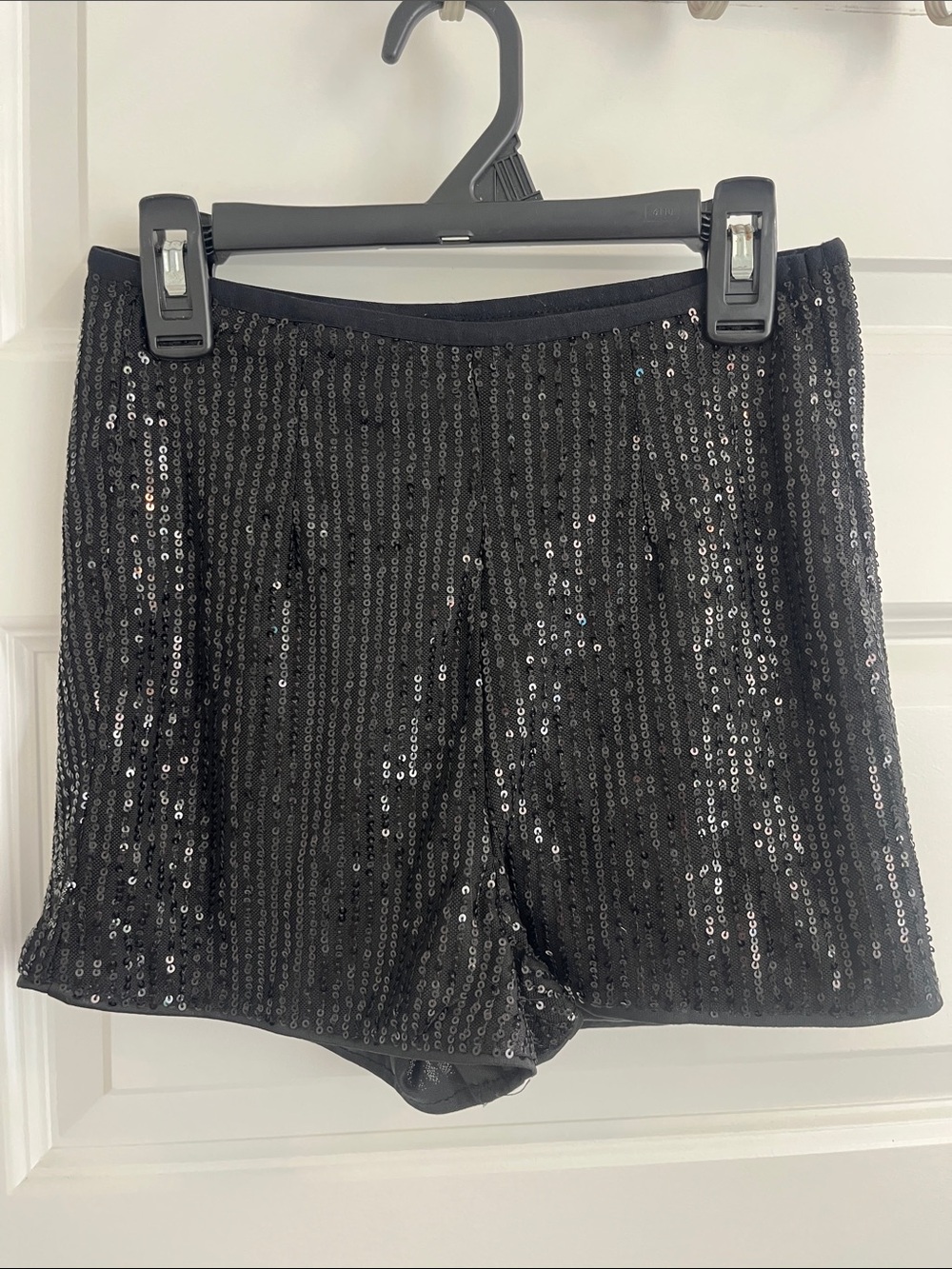 Black Sequin Women’s Shorts
